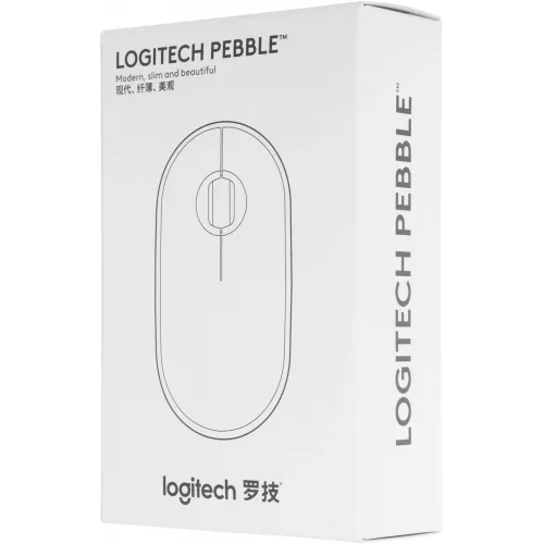 Мышь Logitech Pebble M350 розовый оптическая 1000dpi беспров. BT USB 2but (910-005575)