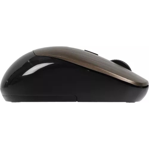 Мышь Defender Wave MM-995 бронзовый оптическая 1600dpi silent беспров. USB для ноутбука 3but (52992)