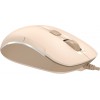 Мышь A4Tech Fstyler FM26 бежевый/коричневый оптическая 1600dpi USB для ноутбука 4but (FM26 USB (CAFE LATTE))