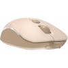 Мышь A4Tech Fstyler FM26 бежевый/коричневый оптическая 1600dpi USB для ноутбука 4but (FM26 USB (CAFE LATTE))