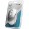 Мышь A4Tech Fstyler FM26S серебристый/белый оптическая 1600dpi silent USB для ноутбука 4but (FM26S USB (ICY WHITE))