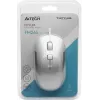 Мышь A4Tech Fstyler FM26S серебристый/белый оптическая 1600dpi silent USB для ноутбука 4but (FM26S USB (ICY WHITE))