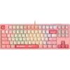 Клавиатура A4Tech S87 Energy механическая розовый USB for gamer LED (S87 USB ENERGY PINK) кабель 1.8м