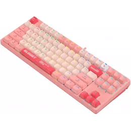 Клавиатура A4Tech S87 Energy механическая розовый USB for gamer LED (S87 USB ENERGY PINK) кабель 1.8м