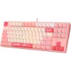 Клавиатура A4Tech S87 Energy механическая розовый USB for gamer LED (S87 USB ENERGY PINK) кабель 1.8м