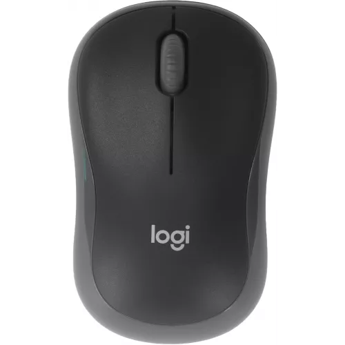 Мышь Logitech M186 черный/серый оптическая 1000dpi беспров. USB для ноутбука 2but (910-004131)