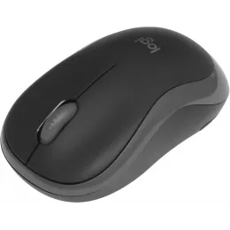 Мышь Logitech M186 черный/серый оптическая 1000dpi беспров. USB для ноутбука 2but (910-004131)