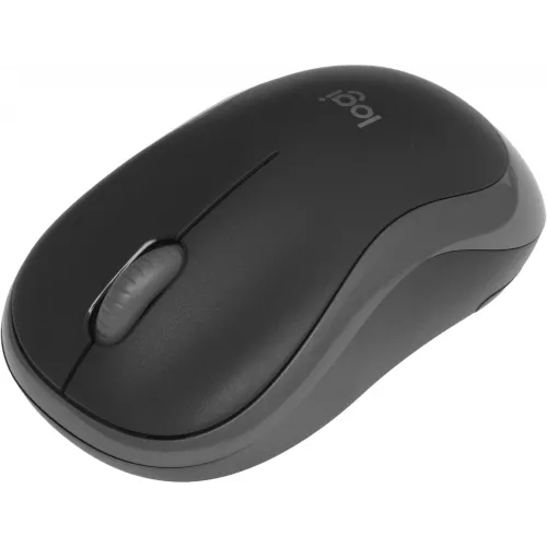 Мышь Logitech M186 черный/серый оптическая 1000dpi беспров. USB для ноутбука 2but (910-004131)