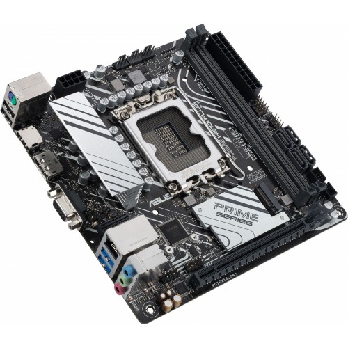 Материнская плата Asus PRIME H610I-PLUS-CSM Soc-1700 Intel H610 2xDDR5 mini-ITX AC`97 8ch(7.1) GbLAN+VGA+HDMI+DP