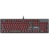 Клавиатура Defender Gk-596 механическая черный USB for gamer LED (45596) кабель 1.5м