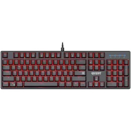 Клавиатура Defender Gk-596 механическая черный USB for gamer LED (45596) кабель 1.5м