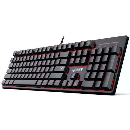 Клавиатура Defender Gk-596 механическая черный USB for gamer LED (45596) кабель 1.5м