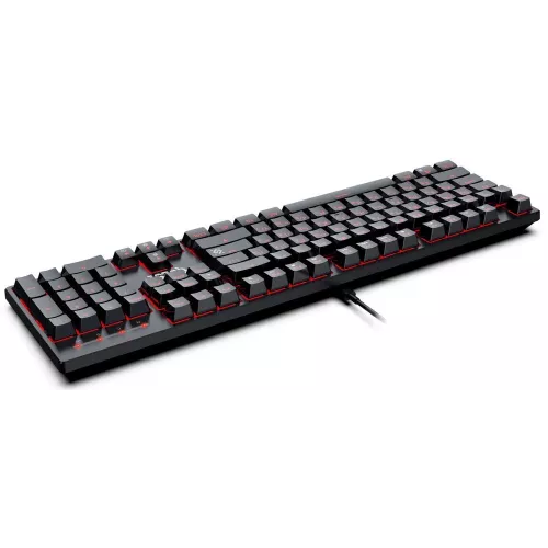 Клавиатура Defender Gk-596 механическая черный USB for gamer LED (45596) кабель 1.5м