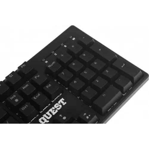 Клавиатура Defender Gk-596 механическая черный USB for gamer LED (45596) кабель 1.5м