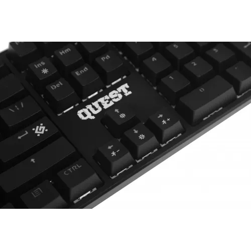 Клавиатура Defender Gk-596 механическая черный USB for gamer LED (45596) кабель 1.5м