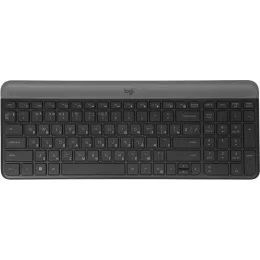 Клавиатура + мышь Logitech MK470 клав:графитовый/светло-серый мышь:графитовый USB беспроводная slim (920-009180)