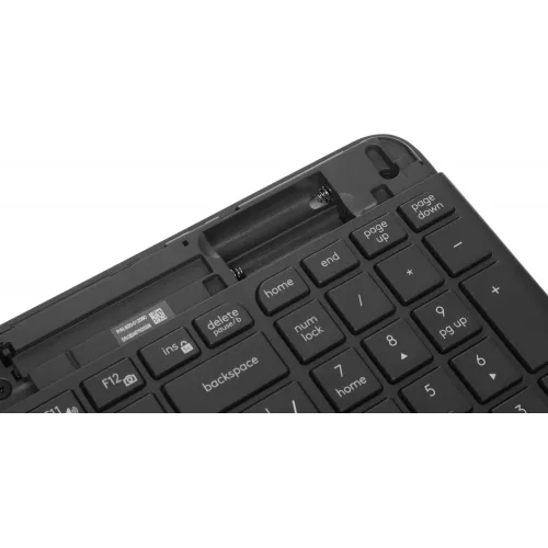 Клавиатура + мышь Logitech MK470 клав:графитовый/светло-серый мышь:графитовый USB беспроводная slim (920-009180)