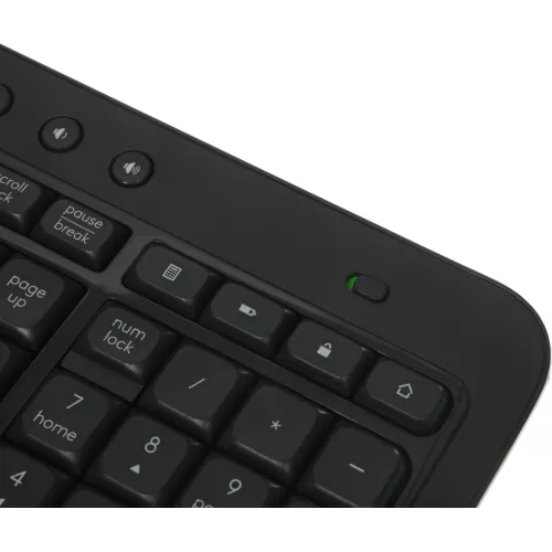 Клавиатура + мышь Logitech MK540 клав:черный мышь:черный USB беспроводная slim Multimedia (920-008691)