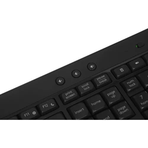 Клавиатура + мышь Logitech MK540 клав:черный мышь:черный USB беспроводная slim Multimedia (920-008691)