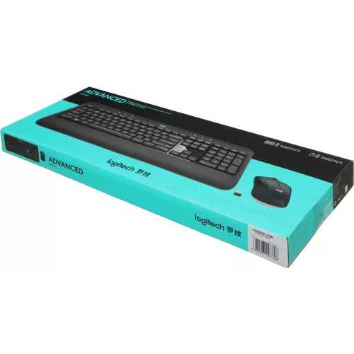 Клавиатура + мышь Logitech MK540 клав:черный мышь:черный USB беспроводная slim Multimedia (920-008691)