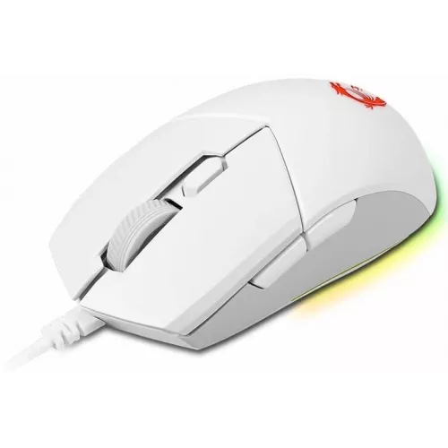 Мышь MSI Clutch GM11 белый оптическая 5000dpi USB 5but (S12-0401970-CLA)
