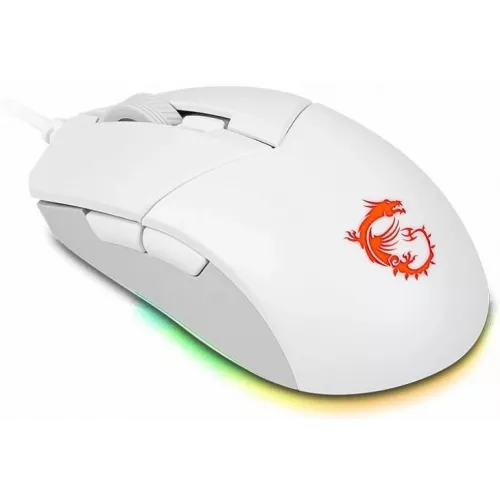 Мышь MSI Clutch GM11 белый оптическая 5000dpi USB 5but (S12-0401970-CLA)