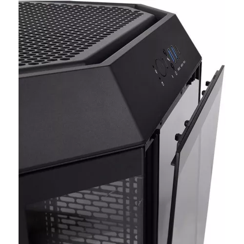 Корпус Thermaltake The Tower 300 Black черный без БП mATX 8x120mm 6x140mm 2xUSB3.0 audio bott PSU