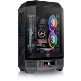 Корпус Thermaltake The Tower 300 Black черный без БП mATX 8x120mm 6x140mm 2xUSB3.0 audio bott PSU