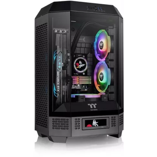 Корпус Thermaltake The Tower 300 Black черный без БП mATX 8x120mm 6x140mm 2xUSB3.0 audio bott PSU