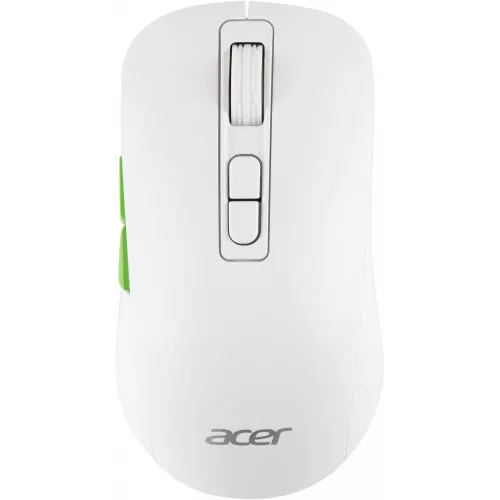 Мышь Acer OMR311 белый оптическая 2400dpi беспров. BT/Radio USB 7but (ZL.MCECC.034)