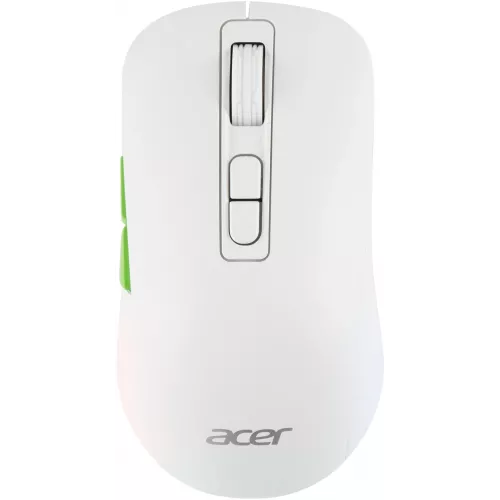 Мышь Acer OMR311 белый оптическая 2400dpi беспров. BT/Radio USB 7but (ZL.MCECC.034)