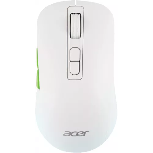 Мышь Acer OMR311 белый оптическая 2400dpi беспров. BT/Radio USB 7but (ZL.MCECC.034)