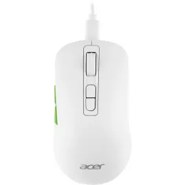 Мышь Acer OMR311 белый оптическая 2400dpi беспров. BT/Radio USB 7but (ZL.MCECC.034)
