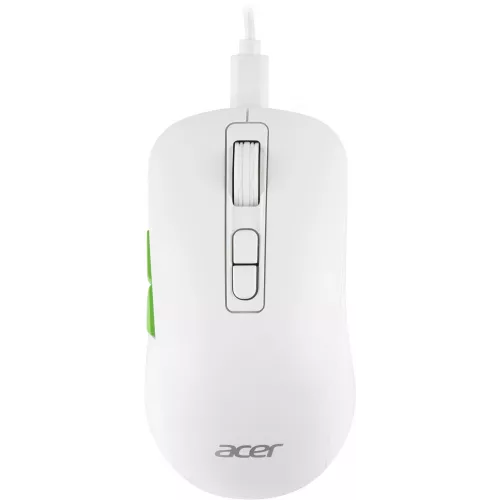 Мышь Acer OMR311 белый оптическая 2400dpi беспров. BT/Radio USB 7but (ZL.MCECC.034)