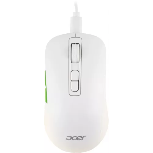 Мышь Acer OMR311 белый оптическая 2400dpi беспров. BT/Radio USB 7but (ZL.MCECC.034)