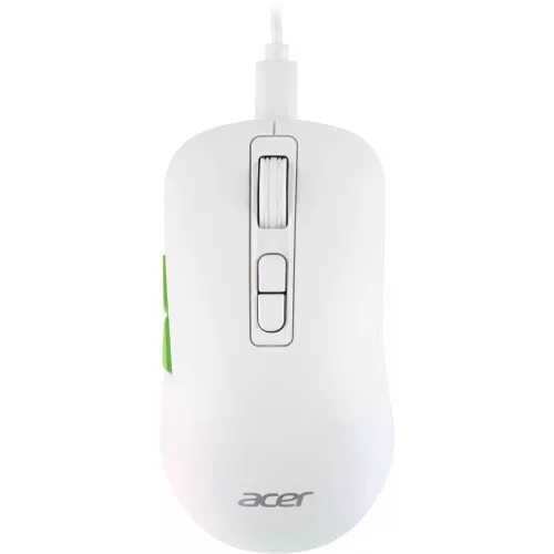 Мышь Acer OMR311 белый оптическая 2400dpi беспров. BT/Radio USB 7but (ZL.MCECC.034)