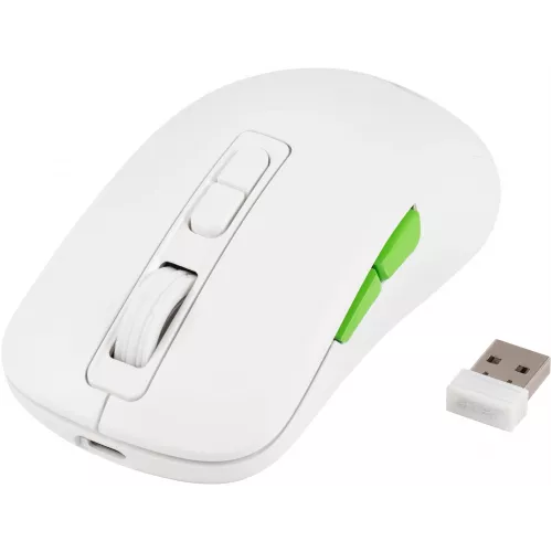 Мышь Acer OMR311 белый оптическая 2400dpi беспров. BT/Radio USB 7but (ZL.MCECC.034)