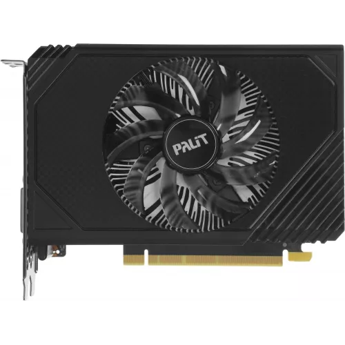 Видеокарта Palit PCI-E 4.0 PA-RTX3050 STORMX OC NVIDIA GeForce RTX 3050 6Gb 96bit GDDR6 1042/14000 DVIx1 HDMIx1 DPx1 HDCP Ret
