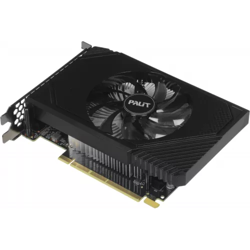 Видеокарта Palit PCI-E 4.0 PA-RTX3050 STORMX OC NVIDIA GeForce RTX 3050 6Gb 96bit GDDR6 1042/14000 DVIx1 HDMIx1 DPx1 HDCP Ret