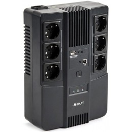 Источник бесперебойного питания Бастион Skat 600 AI 360Вт 600ВА черный