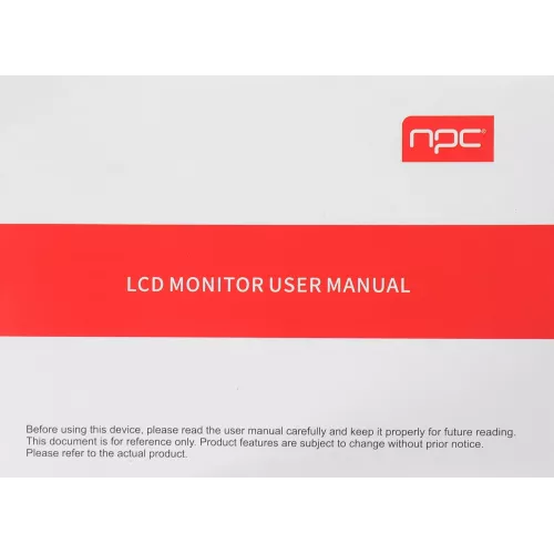 Монитор NPC 27" MD2707-K черный IPS LED 1ms 16:9 HDMI M/M матовая HAS Piv 250cd 178гр/178гр 1920x1080 240Hz G-Sync FreeSync DP FHD USB 5.5кг