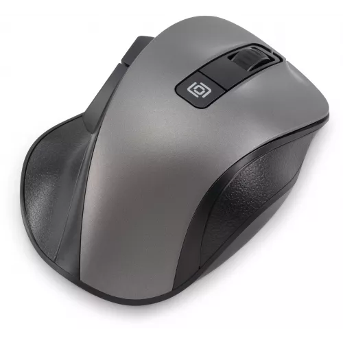 Мышь Оклик 504MW черный/серый оптическая 1600dpi silent беспров. USB 6but (2004736)