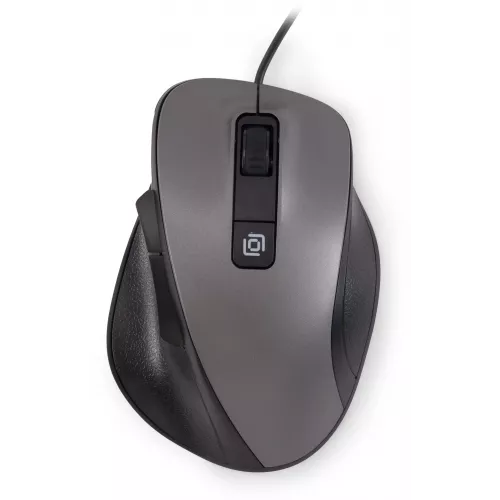 Мышь Оклик 504M черный/серый оптическая 3600dpi silent USB 6but (2004741)