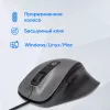 Мышь Оклик 504M черный/серый оптическая 3600dpi silent USB 6but (2004741)