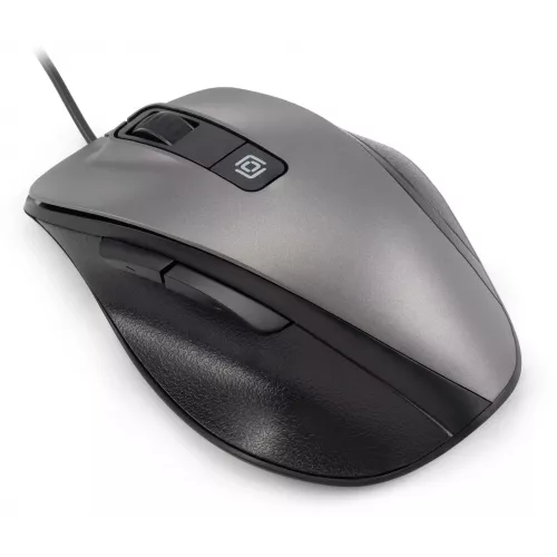 Мышь Оклик 504M черный/серый оптическая 3600dpi silent USB 6but (2004741)