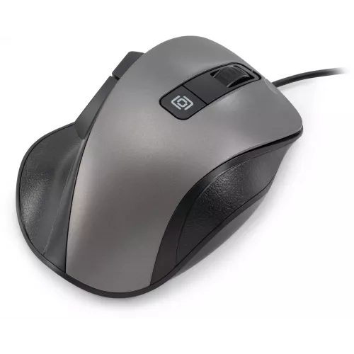Мышь Оклик 504M черный/серый оптическая 3600dpi silent USB 6but (2004741)