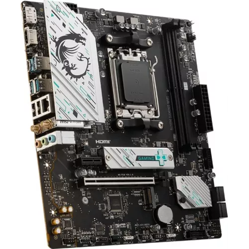 Материнская плата MSI B650M GAMING WIFI Socket AM5 AMD B650 2xDDR5 mATX AC`97 8ch(7.1) 2.5Gg RAID+VGA+HDMI+DP