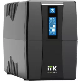 Источник бесперебойного питания ITK Electra EET-1000VA-1-002-S 600Вт 1000ВА черный