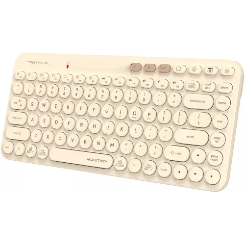 Клавиатура A4Tech FBK36C AS бежевый USB беспроводная BT/Radio slim Multimedia