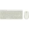 Клавиатура + мышь A4Tech Fstyler FG2200 Air2 клав:бежевый мышь:бежевый USB беспроводная slim (FG2200 AIR2 BEIGE)